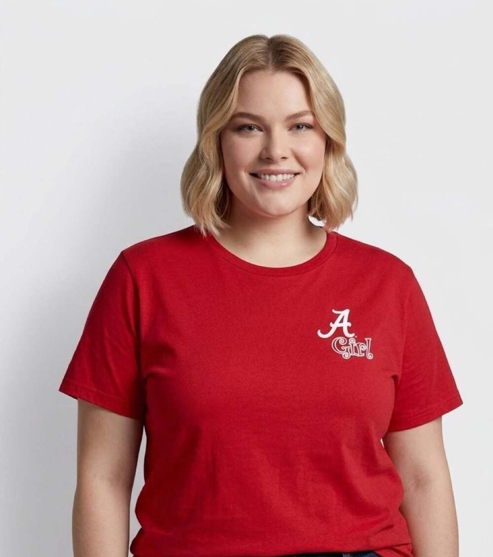 Alabama Crimson Tide 'A Girl' Short Sleeve Graphic T-Shirt